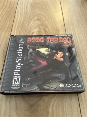 Fear Effect PS1 CIB Playstation 1 2000 Complete with Manual SUPER CLEAN COPY - Image 1 of 4