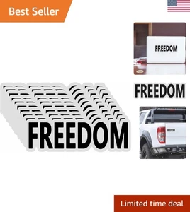 Charlie Kirk Freedom Aufkleber Laptop Autoaufkleber Fenster wasserdicht 3x7 -10er Pack - Bild 1 von 6