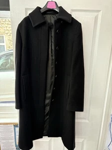 Black Burlington Ladies Overcoat - Picture 1 of 4
