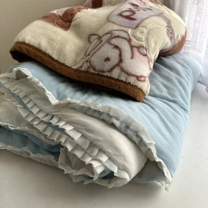 2x Manta de Vellón Suave para Bebé Acolchada y Gruesa Manta de Invierno Recién Nacido Cama Cuna Cochecito - Imagen 1 de 20