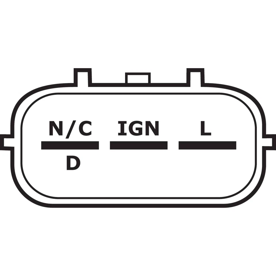 Генератор переменного тока для 1,8 л Suzuki Sidekick 1996-1998 Esteem 1999-2002; 400-52086 - Изображение 1 из 4