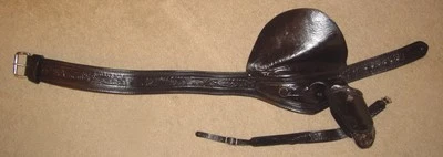 RARO Cinturón y funda de colección ERNIE HILL Max WFDA Western Fast Draw se adapta a Colt SAA Foto 1 de 4