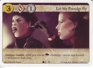 3 x Let My Porridge Fly AGoT LCG 1.0 Game of Thrones Princes of the Sun 55 - Picture 1 of 1