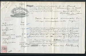 LEEWARD ISLANDS ANTIQUA SHIPPING MUSCOVADO SUGAR 1894 - Bild 1 von 1