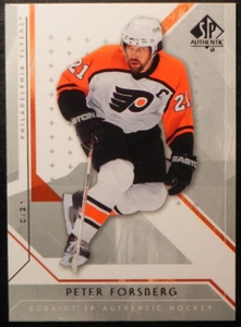 2006-07 06/07 SP Auténtico #28 Peter Forsberg Philadelphia Flyers - Imagen 1 de 2