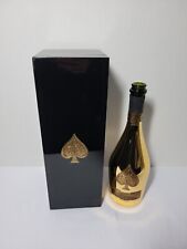 Ace of Spades Armand De Brignac EMPTY Champagne Bottle 750 ml With Hard Case