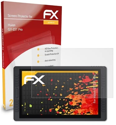 ATFOLIX 2x Protezione Pellicola dello Schermo per Huion GT-221 Pro opaco&antiurto