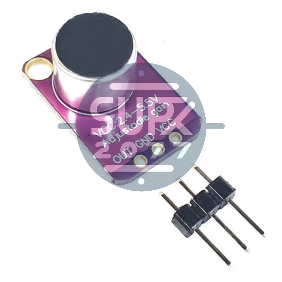 1PCS GY-MAX4466 Sound Sensor Module MAX4466 Microphone Preamplifier GY MAX4466 - Image 1 of 1