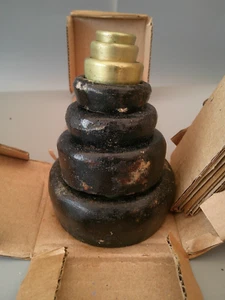 Boots Vintage Cast Iron & brass Imperial Kitchen Scales weights set - Picture 1 of 12