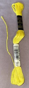 DMC Embroidery Floss #307 Yellow Made in France - Picture 1 of 5