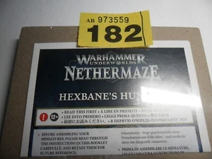 Warhammer Mordheim Underworlds Nethermaze Hexbane Hunters cards only Lot Y182 - Picture 1 of 3