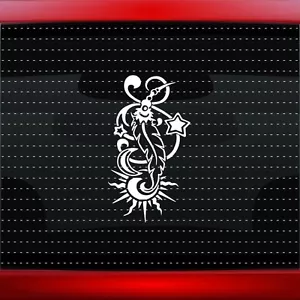Feather #1 Native American Car Decal Window Sticker Wolf Bear Paw (20 COLORS!) - Picture 1 of 1