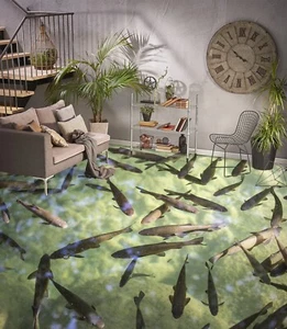 3D Lake Fish I3790 Floor WallPaper Murals Wall Print Decal AJ Coco 2024 - Picture 1 of 5