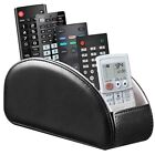 Remote Control Organizer for Table,TV Remote Holder,Leather Remote Storage Bo...