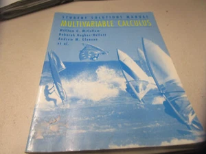 Multivariable Calculus, Student Solutions Manual 1997 - Foto 1 di 3