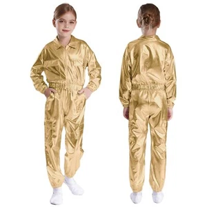 Unisex Kids Sweatsuit Street Dancewear Sport Outfits Boys Sparkly Athletic Set - Picture 1 of 143