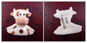 FEVE PRIME 2014 LES VACHETTES EPIPHANIE 2014 VACHE PLATE EN BUSTE - Imagen 1 de 1