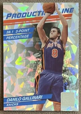 2010-11 Donruss Production Line Cracked Ice Danilo Gallinari NY Knicks #92 - Изображение 1 из 2