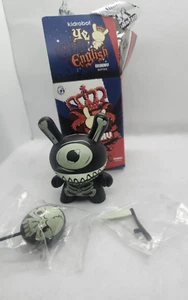 Kidrobot Dunny Ye Olde English Mimic 2009 3 pollici figura in vinile nero - Foto 1 di 1