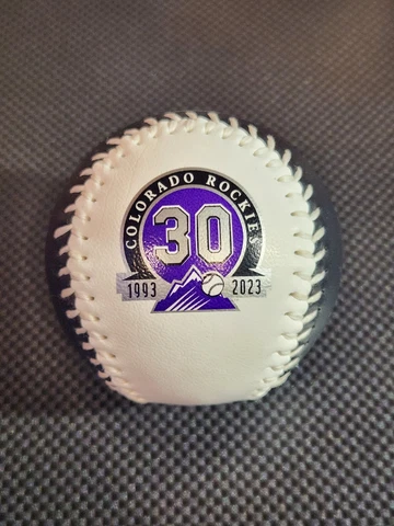2023 30 year Anniversary baseball ball Colorado Rockies 1993 2023 MLB Cover