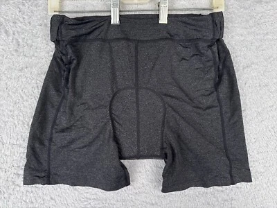 Dealyork Cycling Shorts Womens 2XL XXL Gray Nylon Polyester Spandex Padded - Image 1 of 4