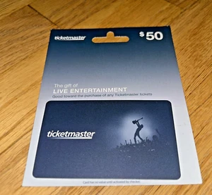 2007 Vintage TICKETMASTER GIFT CARD (NO VALUE) Collectible - Picture 1 of 3