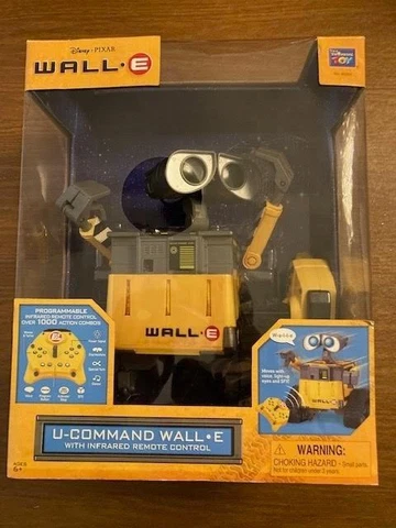 Vintage Disney Pixar U-Command Wall-E With Infrared Remote Control Cover