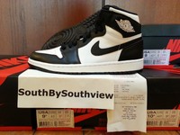 Nike Air Jordan 1 Black White Size With Receipt I Retro High OG 555088-010 / DS