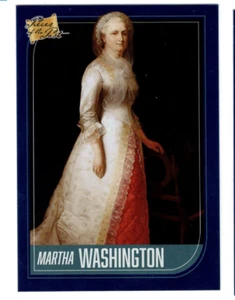 MARTHA WASHINGTON 2021 SUPER BREAK PIECES OF THE PAST BLUE FOIL PARALLEL - Picture 1 of 1