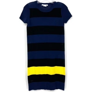 LACOSTE Strickkleid weites Matrosenstreifen Kurzarm 32 XS Alligator Logo - Bild 1 von 8