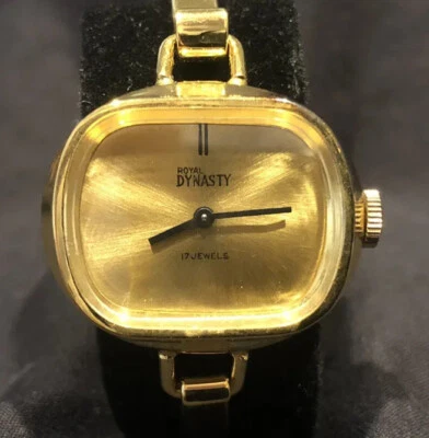 Reloj mecánico vintage Royal Dynasty para mujer 17 joyas - estado de funcionamiento Foto 1 de 4