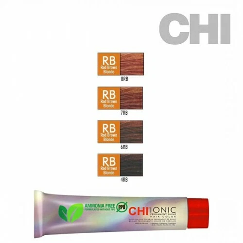 CHI Ionic Permanent Shine Hair Color 7rb Dark Red Blonde