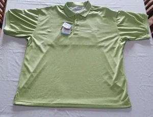 NWT Columbia Men’s Perfect Cast Polo Short Sleeve Shirt Sz XXL Green Omni Shade - Picture 1 of 10