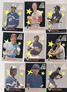 1987 FLEER BASEBALL ALL STAR SET MATTINGLY PUCKETT SCHMIDT - Picture 1 of 1