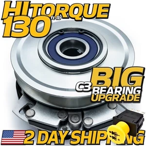 BIGBearing HiTorq Billet Riemenscheibenkupplung & 20A Zapfwellenschalter für Cub Cadet 917-04326A - Bild 1 von 11