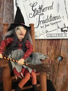 Joe Spencer Little Witch Serie Paprika Halloween Regal Sitzer 16" ohne Namensschild - Bild 1 von 3