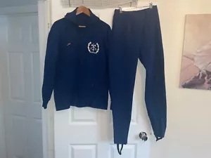VINTAGE SPEEDO BLUE TRACKSUIT JACKET & TROUSERS VGC - Picture 1 of 6