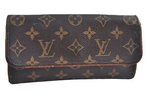 Authentic Louis Vuitton Monogram Pochette Twin PM Shoulder Bag M51854 LV K8157