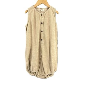 The Simple Folk Ecru Journey Romper Organic Terry Cotton Unisex 7/8 Year New - Picture 1 of 4