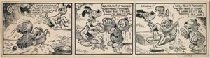 1945 Edad de Oro, punta y parte superior, cómic original de Roy Wilson - Imagen 1 de 5