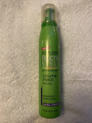 Мусс Garnier Fructis Style ОБЪЕМНАЯ ИНЪЕКЦИЯ Ультрасильный Вес 6,8 унции/192 г Новый - Изображение 1 из 4