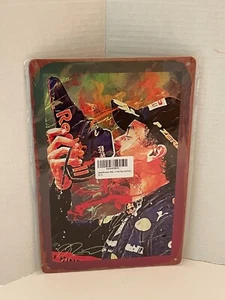 Driver Daniel Ricciardo Celebration Metal Sign Tin Metal 12" X 8" Poster - Picture 1 of 2