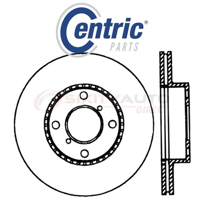 Centric C-TEK Disc Brake Rotor for 1999-2002 Suzuki Esteem 1.8L L4 - Kit Set wy - Изображение 1 из 4