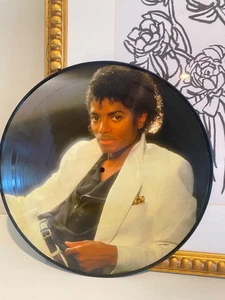 MICHAEL JACKSON THRILLER The Official Picture Disc  VINYL  First Print QE 38112 - Picture 1 of 3