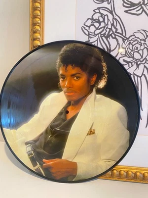 MICHAEL JACKSON THRILLER The Official Picture Disc  VINYL  First Print QE 38112 - Image 1 of 3