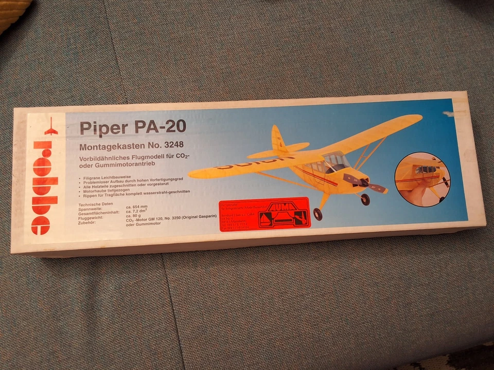 Robbe Montagekasten 3248 Piper pA-20 HOLZmodell FLUGMODELL - Bild 1 von 2