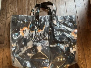 Comme des Garcons Shirt x Futura PVC Tote Bag Black Used - Picture 1 of 2