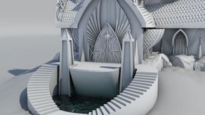 9th Age 3D Printed Decor Elf Noble House - Picture 1 of 4