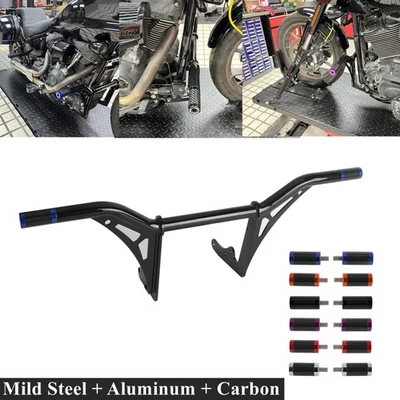Front Highway Pegs Crash Bar For Harley Softail Low Rider ST 117 FXLRST 2022-24 Foto 1 de 4