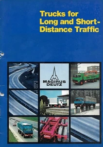 Truck Brochure - Magirus Deutz - Long & Short Distance Traffic - c1975 (T4691) - Picture 1 of 1